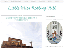 Tablet Screenshot of littlemissnottinghill.com